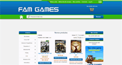 Desktop Screenshot of famgames.com.br